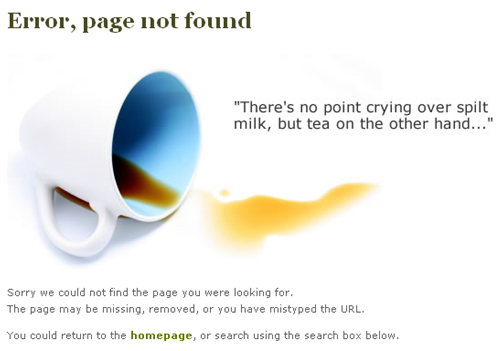Error 404 pages