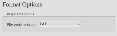 Select Format options Select Format options