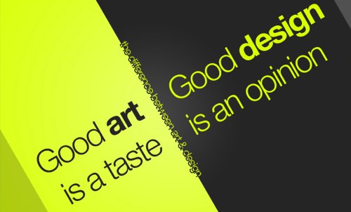 good art, good design good art, good design