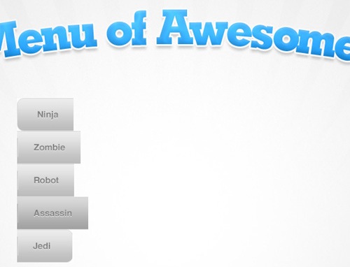 Menu of Awesomeness without Float Menu of Awesomeness without Float
