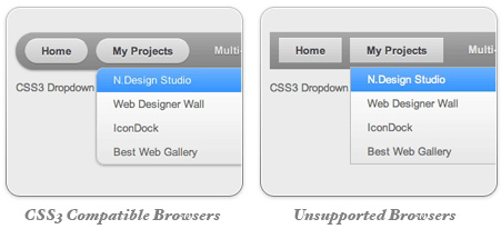 dropdown menu Beginners Guide to CSS3