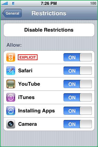 restriction