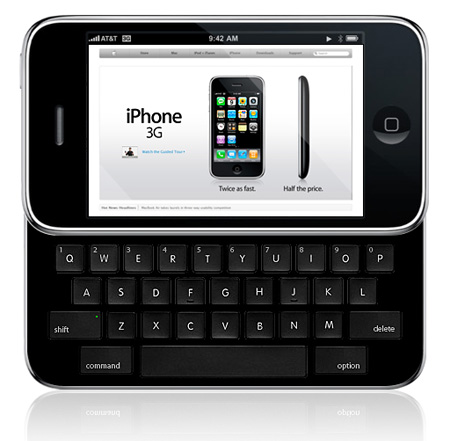 iPhone Slider Qwerty Concept iPhone Slider Qwerty Concept