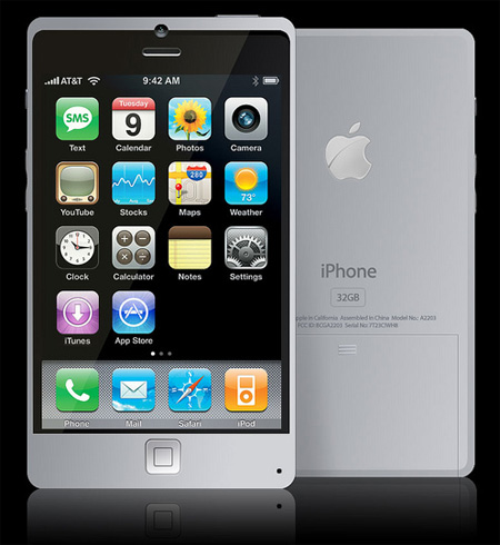 Titanium Apple iPhone Concept Titanium Apple iPhone Concept
