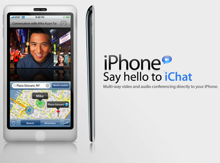 iPhone with iChat Concept iPhone with iChat Concept