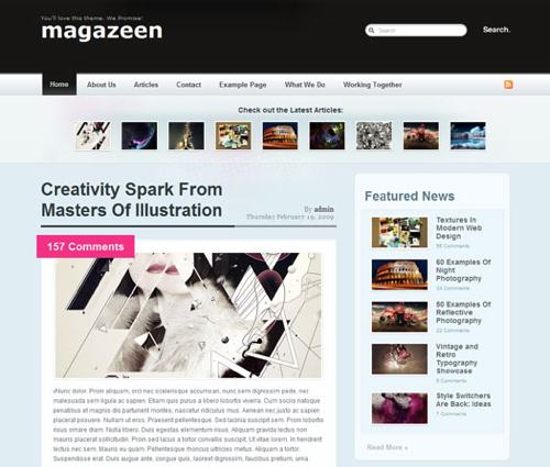 Magazine Grid-Based Layout