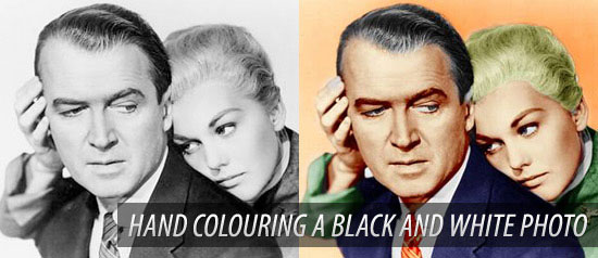 Hand Coloring a Black and White Photo in Photoshop