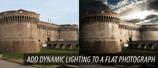Add Dynamic Lighting to a Flat Photograph