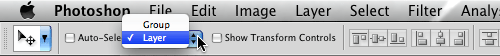 Layer-auto-select