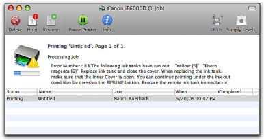 Printing errors explained Printing errors explained