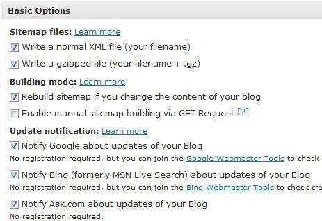 Generate an XML Sitemap for search engines