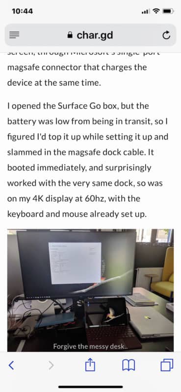 How to pass a Safari webpage from iPhone to iPad or vice versa