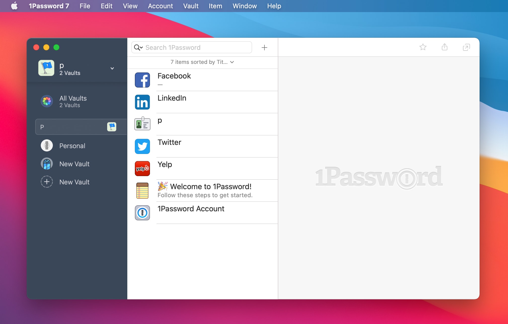 1Password for Mac M1