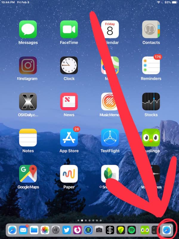 How to pass a Safari webpage from iPhone to iPad or vice versa