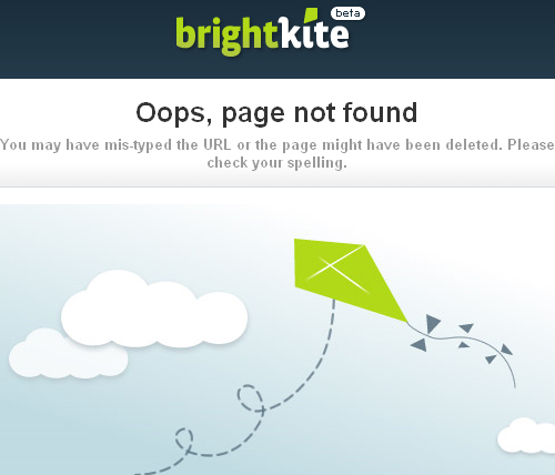 Error 404 pages