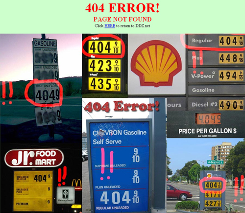 Error 404 pages