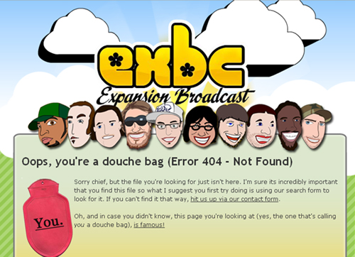 Error 404 pages