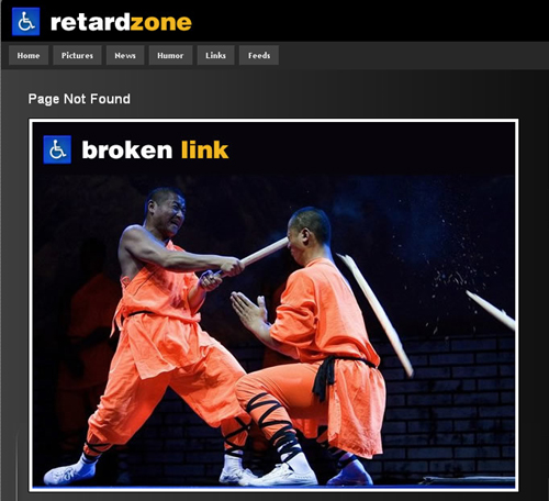 Error 404 pages