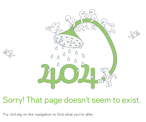 Error 404 pages