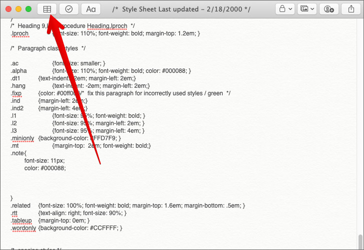 Add Tables in Notes App on Mac