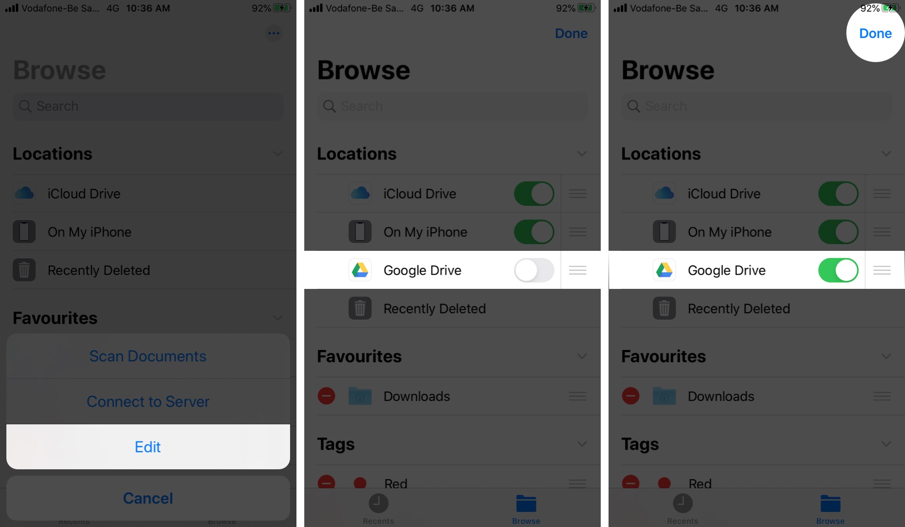 Add Third-party Apps in Files App on iPhone