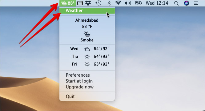 forecast bar osx forecast bar osx