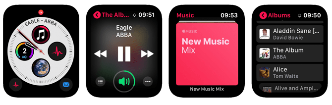 streaming music apple watch 4