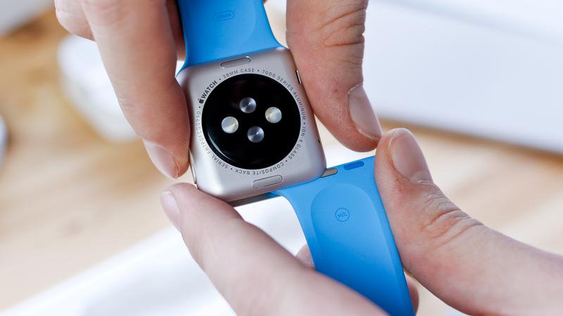 Click for slideshow How to set up a new Apple Watch: How to swap the strap