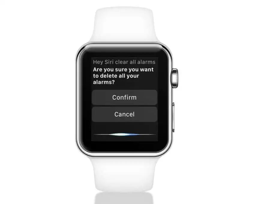 Ask Siri to Delete Alarm on Apple Watch