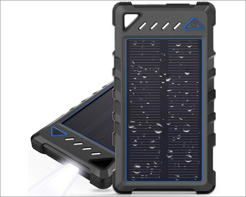Beartwo Solar Power Bank for iPhone 11 Pro Max, iPhone 11 Pro, and iPhone 11