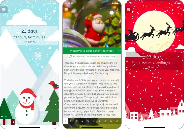 best Christmas apps to download for iPhone Christmas Countdown App