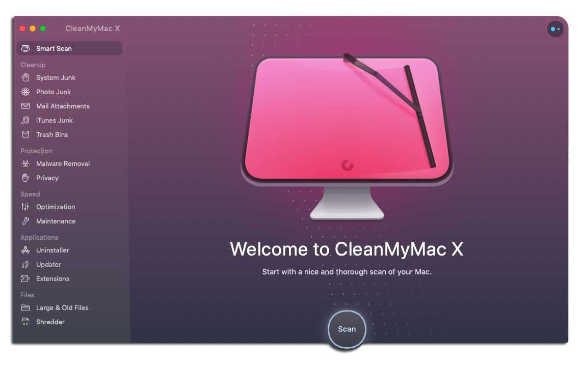 Cleanmymac X in macOS Mojave
