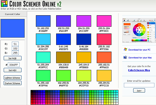 Online Color Tools