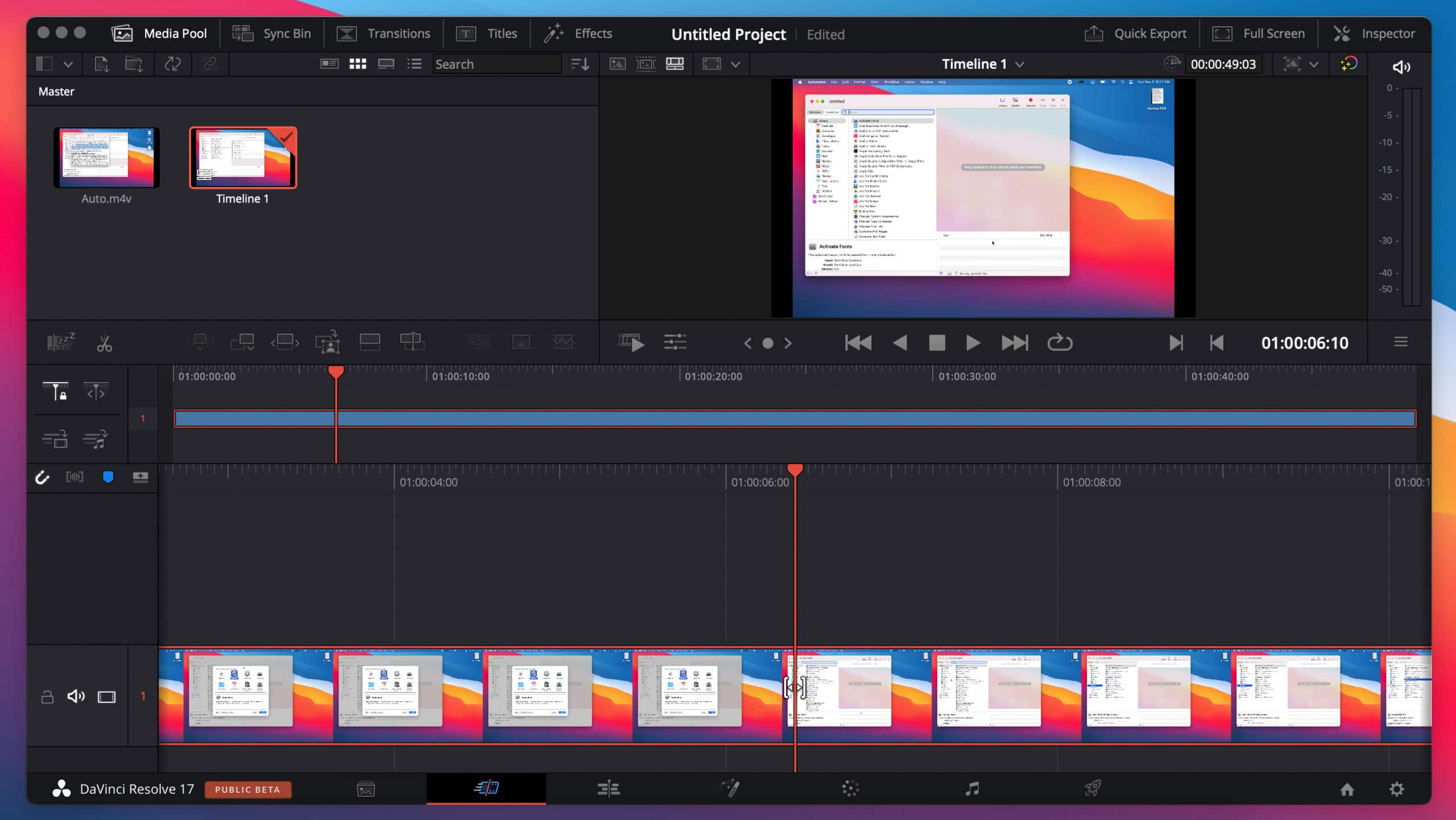DaVinci Resolve Free Video Editing Software for Mac