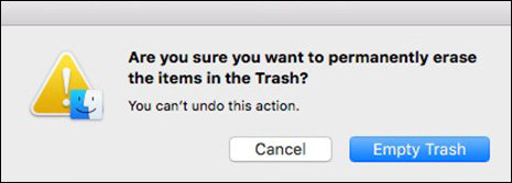 Delete Downloaded Files from Trash
