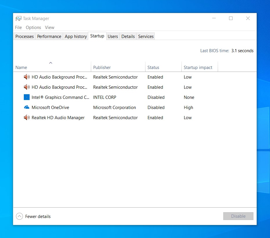 Disable Auto-Run Programs with Task Manager