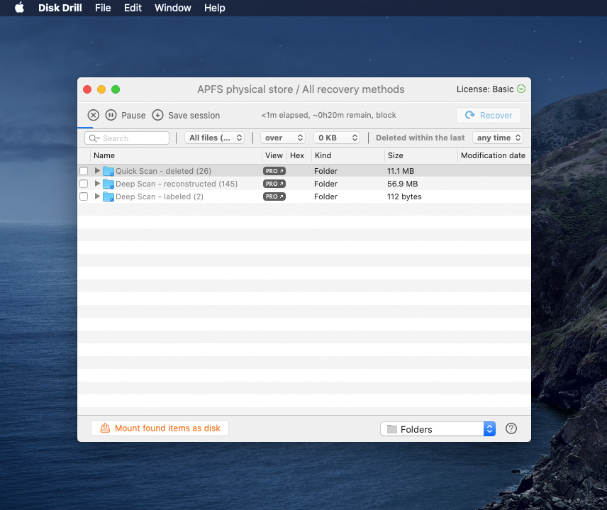 Disk Drill in new macOS Catalina