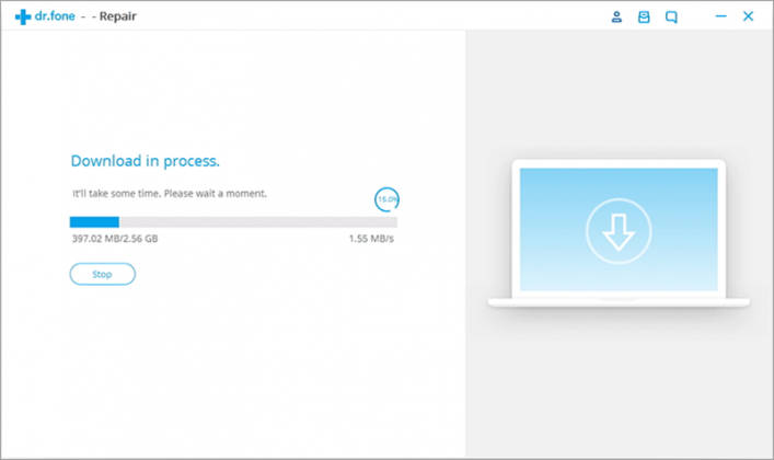 Download Process dr.fone on your Computer