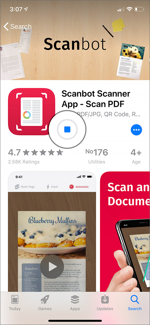 Download Scanbot Scanner App on Your iPhone