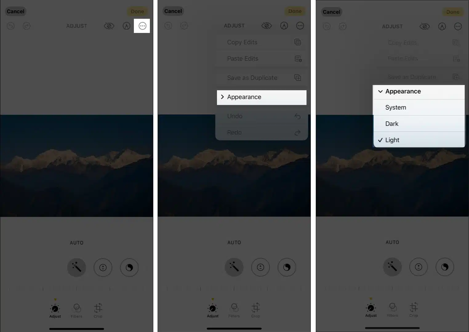 8 hidden iOS 183 iPhone features Edit media in light and dark theme on iPhone