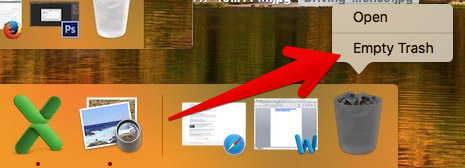Empty Trash on Mac
