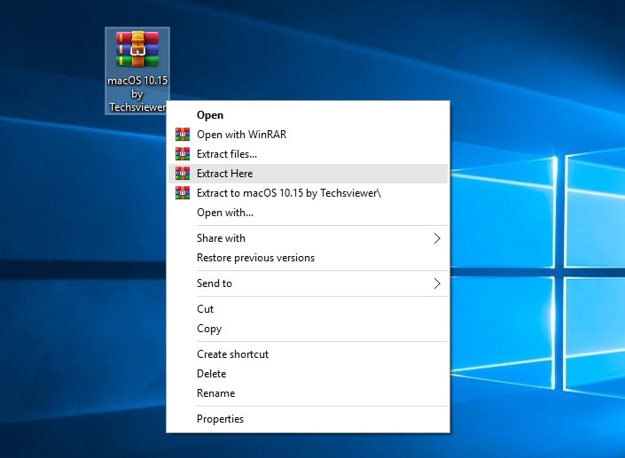 Extract macOS 10.15 Virtual Machine Image