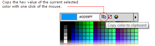 Easy-to-copy-color-values