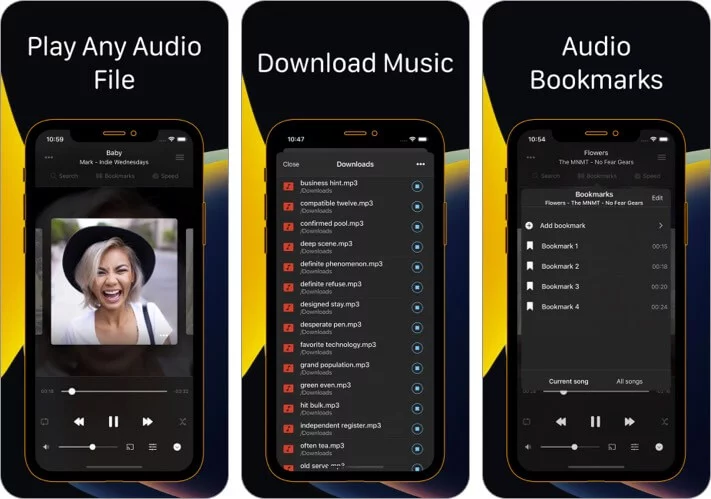 Flacbox music player app for iPhone and iPad screenshot