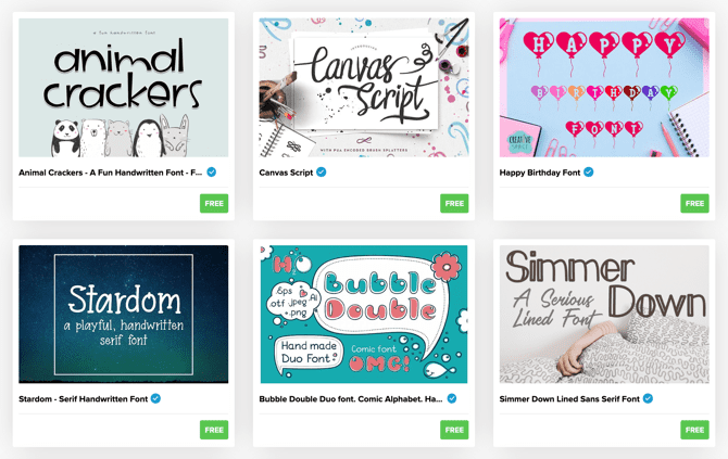 Fontbundles Free Font Collection