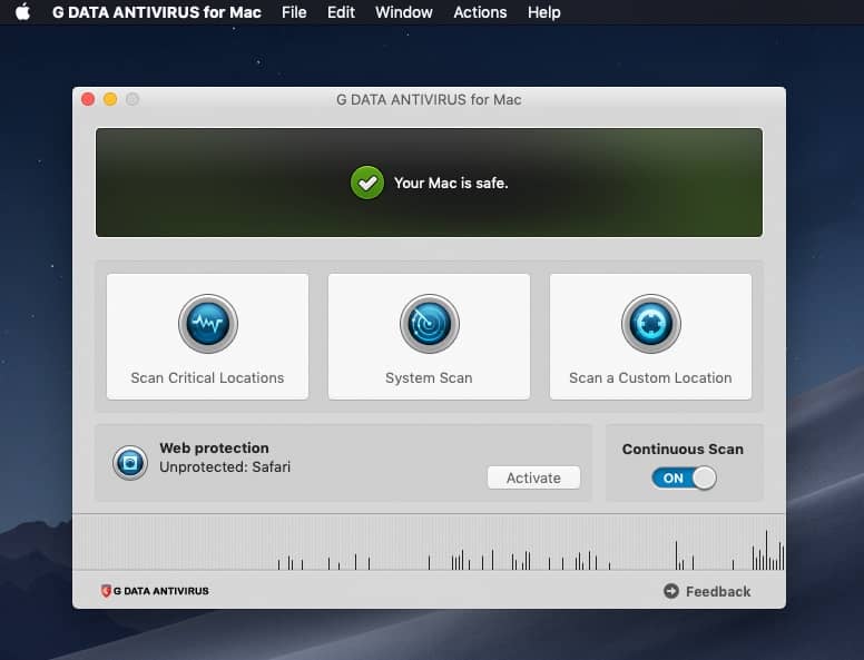 G DATA Antivirus for Mac