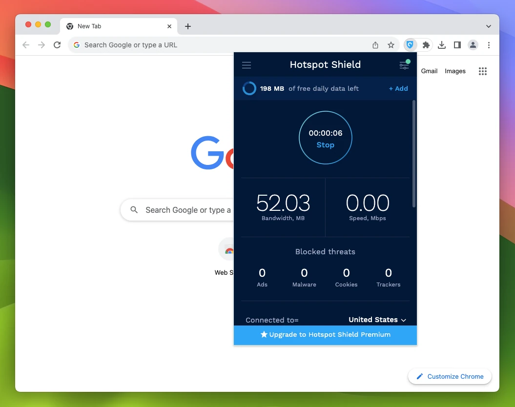 Hotspot Shield on Chrome