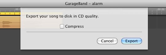 garageband export