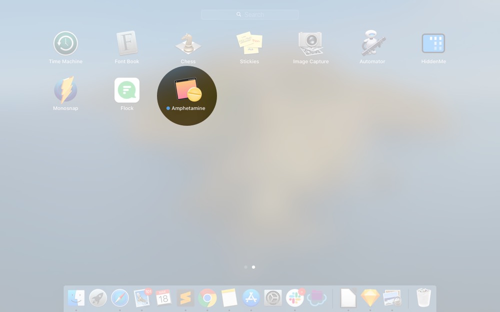Launch Amphetamine on Mac