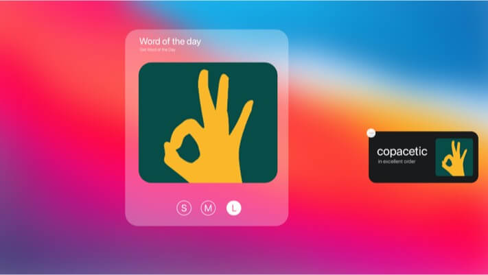 LookUp Widget for macOS
